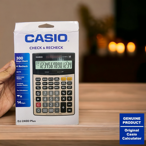 Casio DJ-240D Plus Calculator Original