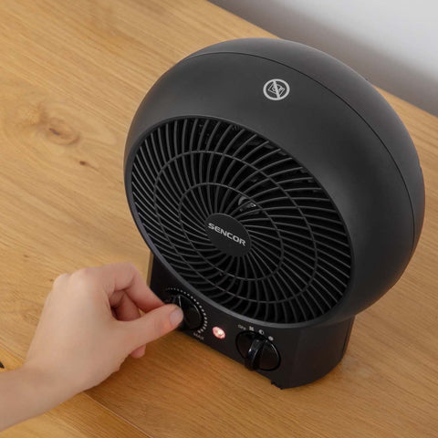 Sencor SFH 7021BK 2000W Portable Electric Fan Heater – Compact Room Heater for Home & Office