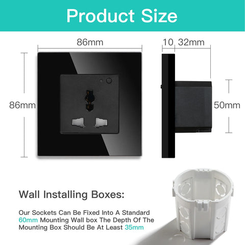 13A Smart Wifi Socket Wall Sockets With Energy Monitoring