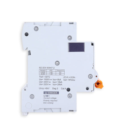 Mora 2P DC 1000V Solar Mini Circuit Breaker MCB