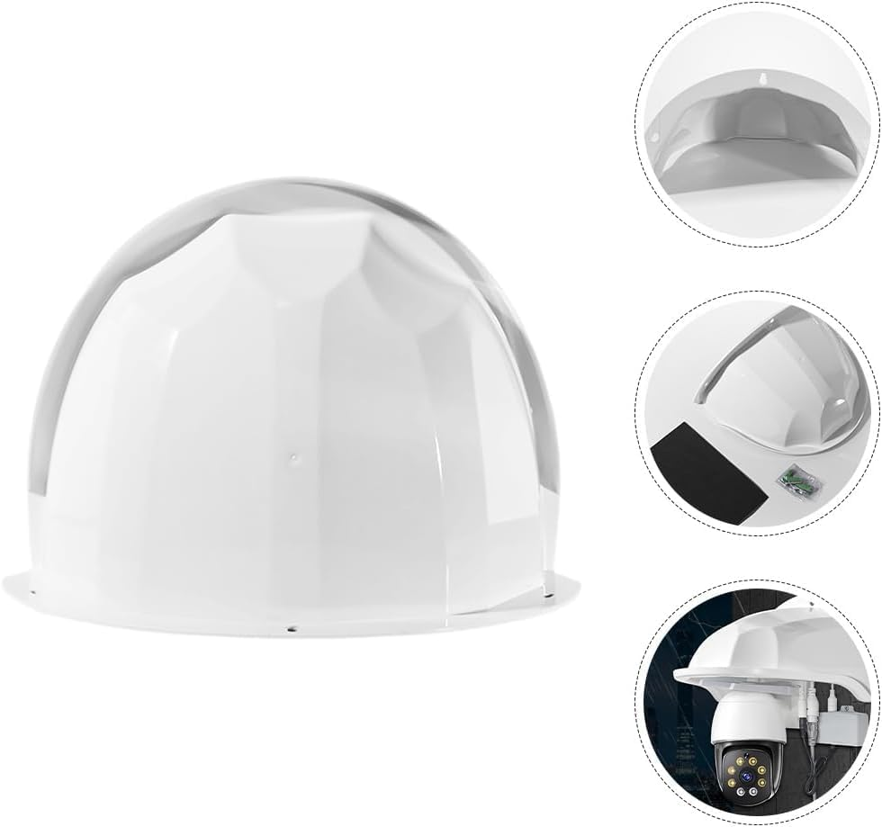 Universal PVC Camera Protective Dome Cover – Outdoor Rain, Sun & Weather Shield for PTZ Security Cameras
