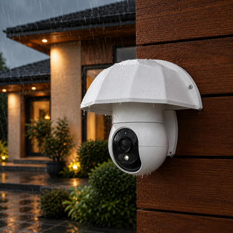 Universal PVC Camera Protective Dome Cover – Outdoor Rain, Sun & Weather Shield for PTZ Security Cameras
