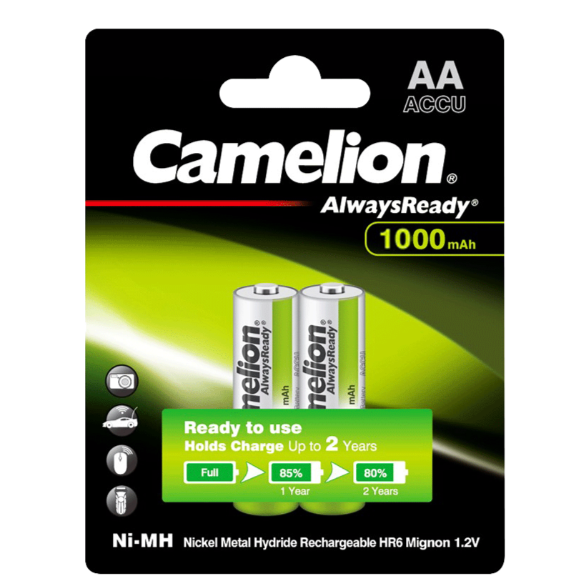 Camelion AA 1.2V Rechargeable Cell (Pack of 2)