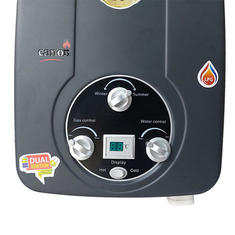 INS-24 D- Digital Canon Instant Water Geyser (LPG)&(NG