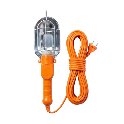China 12 Meter Wire Maintenance Work Lamp with Ceramic Lamp Holder & High-Quality Switch