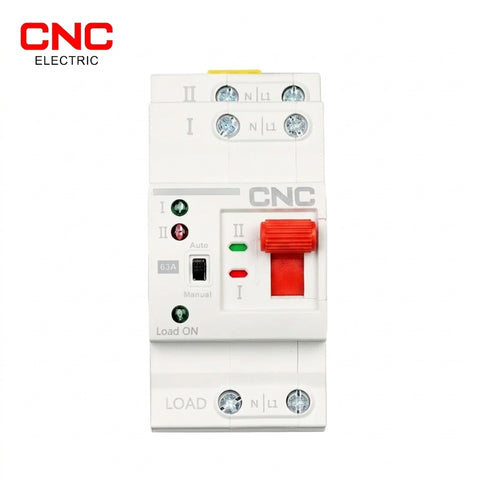 CNC YCQR-63 2P Single Phase 63A  Dual Power Automatic Transfer Switch ATS