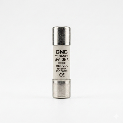 CNC YCF8-32HPV 32A 1000V DC 1P Fuse Set 20A – Overload & Short Circuit Protection