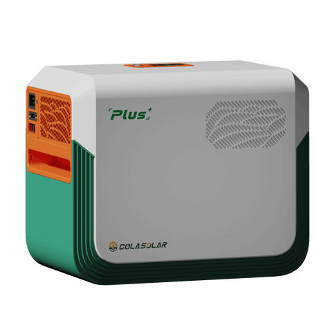 Zynergy ColaSolar Cola 3600 Plus – 2200W Portable Solar Inverter with 3600Wh Built-In Lithium Battery