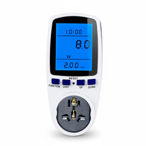 Smart Watt Energy meter Cost meter 16A with EU Socket 3800W