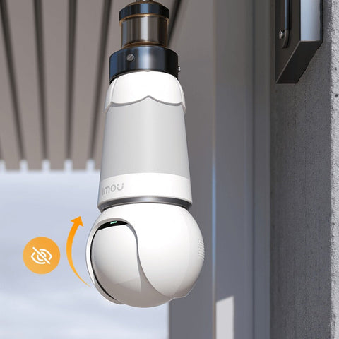 IMOU Bulb Cam WiFi Security Camera (2MP/3MP) – 360° Pan & Tilt, AI Detection, E27 Easy Install | Optional SD Card