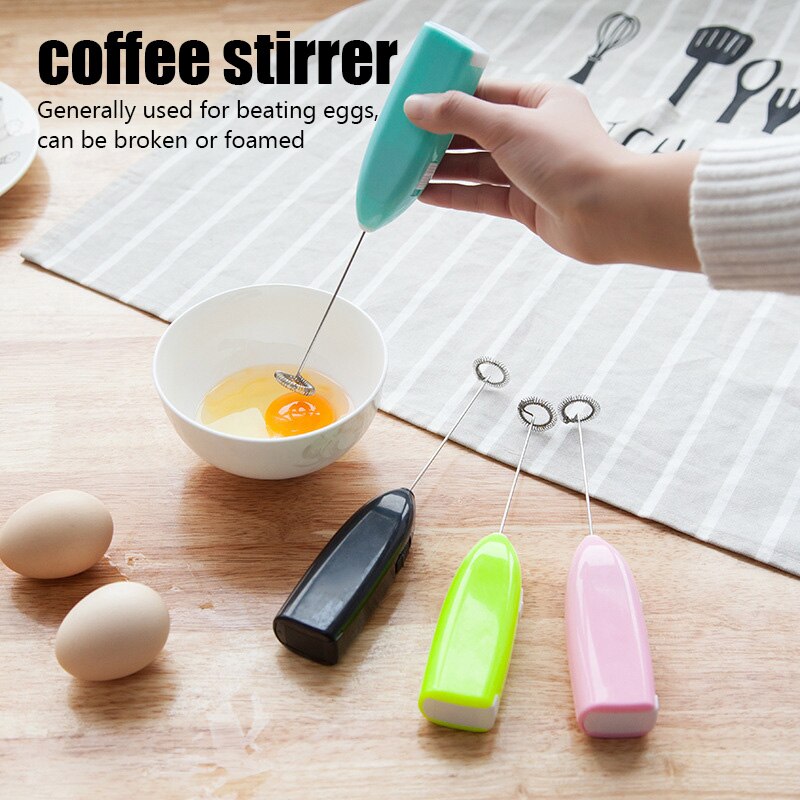 Portable Handheld Milk Frother Coffe Beater 006C