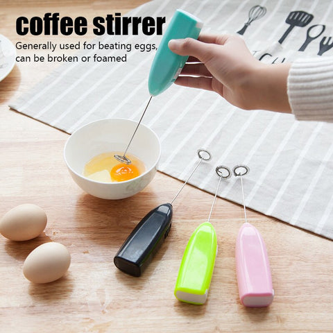 Portable Handheld Milk Frother Coffe Beater 006C