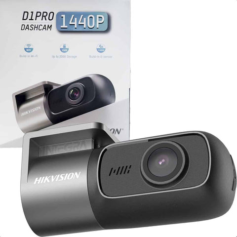 Hikvision DS-DS-AE-DC4018-D1Pro Dashcam 3MP 1440P Car DVR Camera | WiFi, G-Sensor, Wide Angle & 256GB Support
