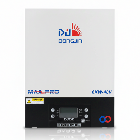 DJDC MAX PRO 6KW Hybrid Solar Inverter with PV6000 | Dual Output | IP21