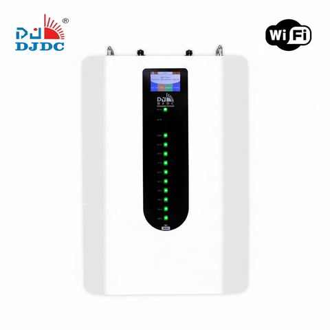 DJDC Dongjin 51.2V 200Ah Lithium-Ion LiFePO4 Wall-Mounted Battery with WiFi & Bluetooth - 10.24kwh - IP32