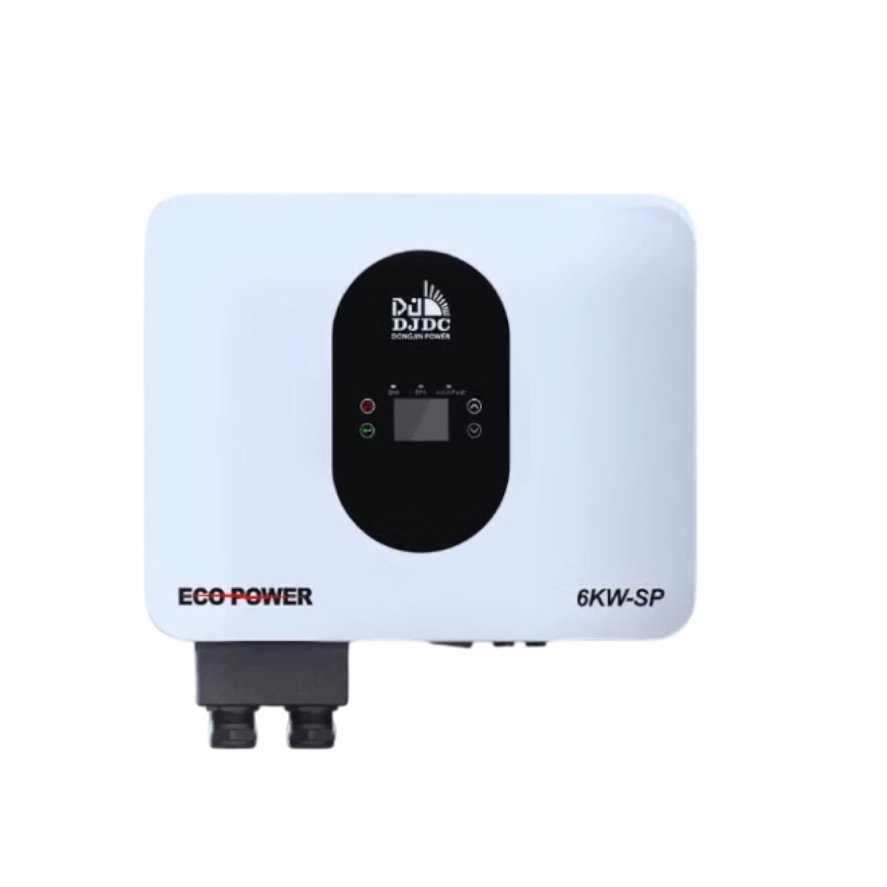 DJDC ECO Power 6KW Hybrid Solar Inverter with PV9000 | Single Phase | IP66