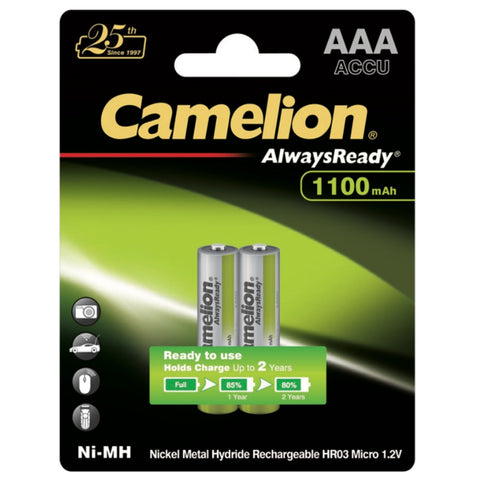 Camelion AAA 1.2V Rechargeable Cell (Pack of 2)