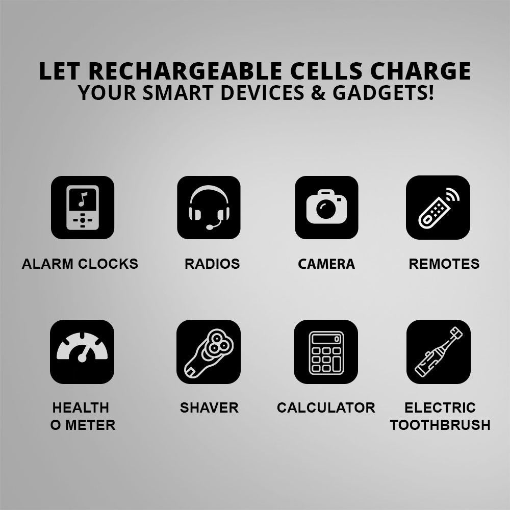 AA 1.5V Li-ion Rechargeable Battery 2400 mwh , AA Rechargeable Cell (Pack of 2)