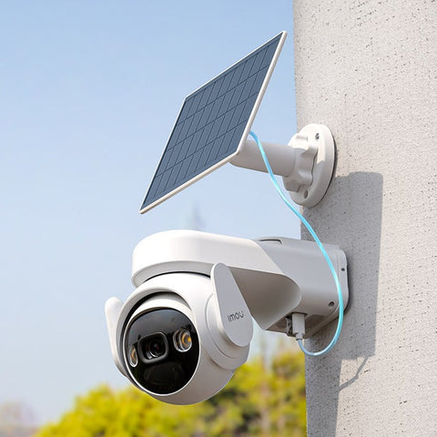 IMOU B7ED-5M0TEA-EU/FSP14 4G Security Camera with Solar Panel – 3K UHD, AOV 365-Day Recording, Dual 4G + WiFi, AI Human Detection