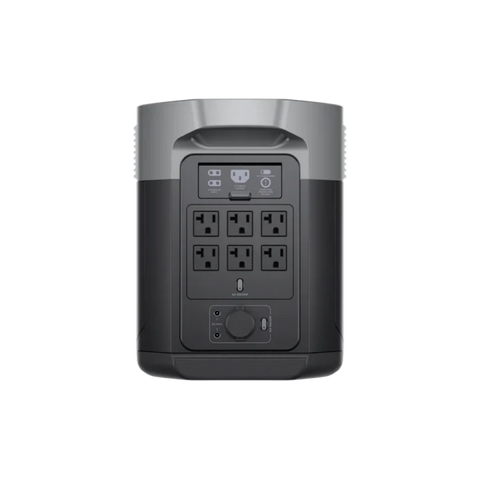 EcoFlow DELTA 2 Max Portable Power Station (2048Wh) – Expandable Solar Generator with 2400W AC Output & Fast X-Stream Charging