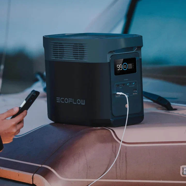 EcoFlow DELTA 2 Portable Power Station – 1024Wh Fast-Charging Smart Solar Generator for Home & Outdoor Use