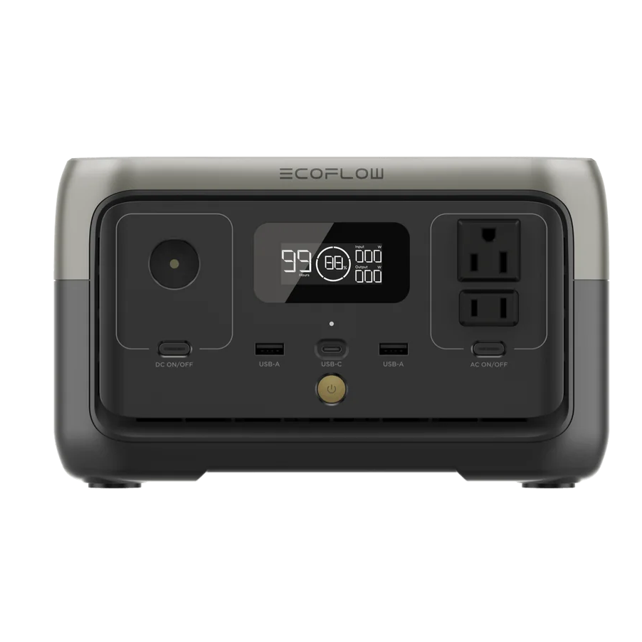 EcoFlow RIVER 2 Portable Power Station – 256Wh Compact Solar Generator for Outdoor & Emergency
