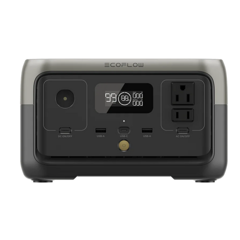 EcoFlow RIVER 2 Portable Power Station – 256Wh Compact Solar Generator for Outdoor & Emergency