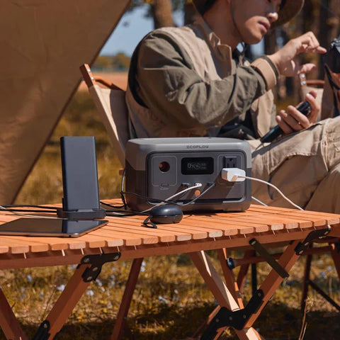 EcoFlow RIVER 2 Portable Power Station – 256Wh Compact Solar Generator for Outdoor & Emergency