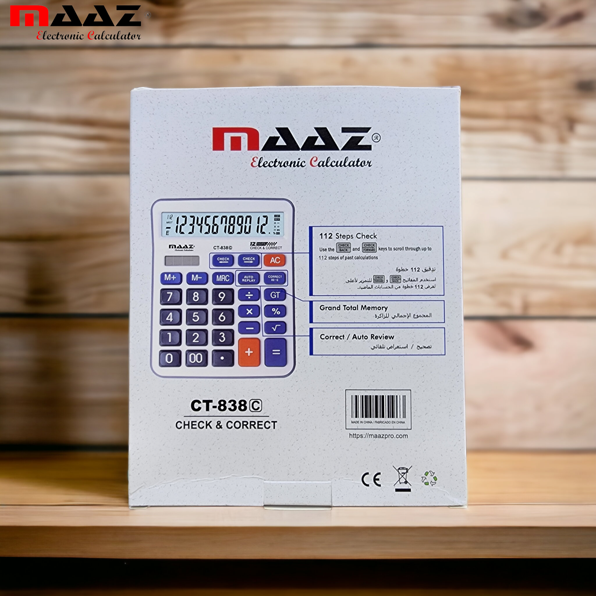 MAAZ CT 838c Calculator Original