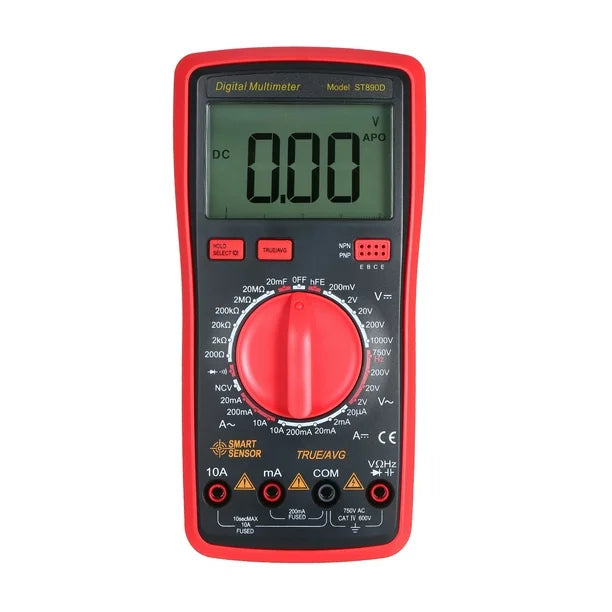 SMART SENSOR Digital Multimeter ST890D Portable Universal Meter 750 AC/ 1000 DC Tester