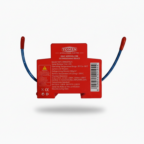 TOMZN Heat Aerosol Fire Extinguishing Device TOFS-QRR0.01G/S | Automatic Fire Suppression System