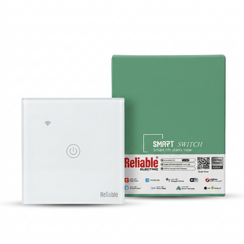 Reliable Electric 1 Gang Smart WiFi Wall Switch | App & Voice Control
