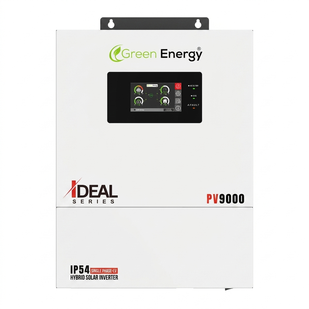 Green Energy Ideal Series 6KW PV9000 Hybrid Solar Inverter IP54 | 48V MPPT WiFi Solar Inverter
