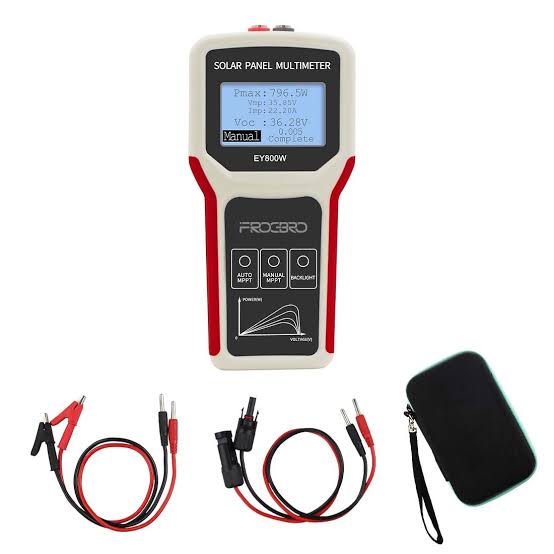 ELEJOY EY800W LCD MPPT solar panel multimeter smart current tester voltage tester digital power PV meter 800w