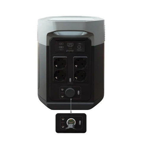 EcoFlow E2000 Portable Power Station (2048Wh) – Expandable 6144Wh Solar Generator with X-Stream Fast Charging
