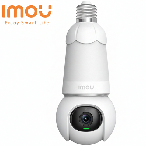 IMOU Bulb Cam WiFi Security Camera (2MP/3MP) – 360° Pan & Tilt, AI Detection, E27 Easy Install | Optional SD Card