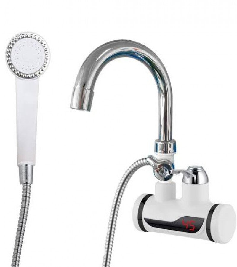 Electric Instant Water Heating Tap with LED Temperature Display Hot Water Faucet