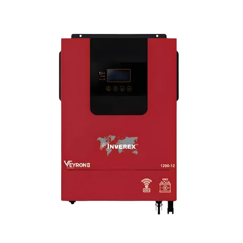 Inverex Veyron II 1200W-12V 1.2KW Off-Grid Solar Inverter with 2000W PV