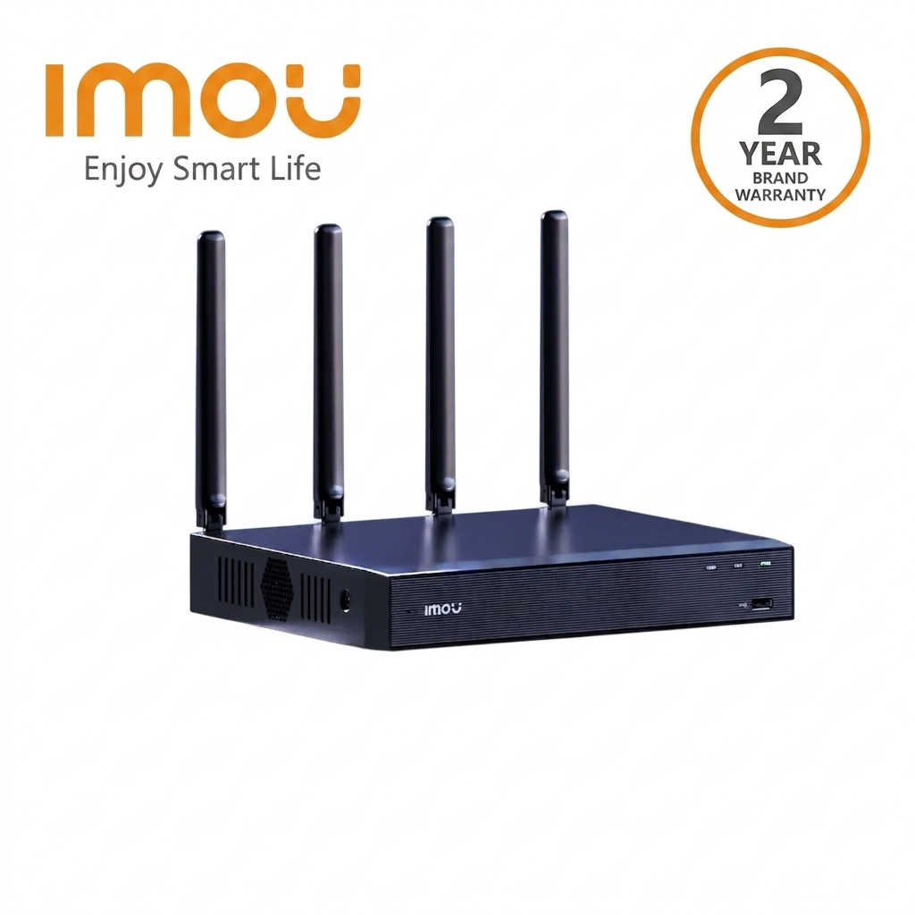 IMOU N110W Smart Wi-Fi Recorder – 8 Channel H.265 Wireless NVR with Wi-Fi 6, Two-Way Audio & App Control