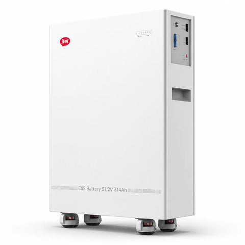Itel 16kWh 51.2V 314Ah LiFePO4 Lithium Battery IP20