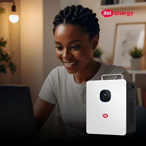 itel Power Tank 500W Solar Generator 1000Wh Lithium Power Station (IESS-05K10N) | LiFePO4 Battery, 400W MPPT, Fast Charging Backup Power