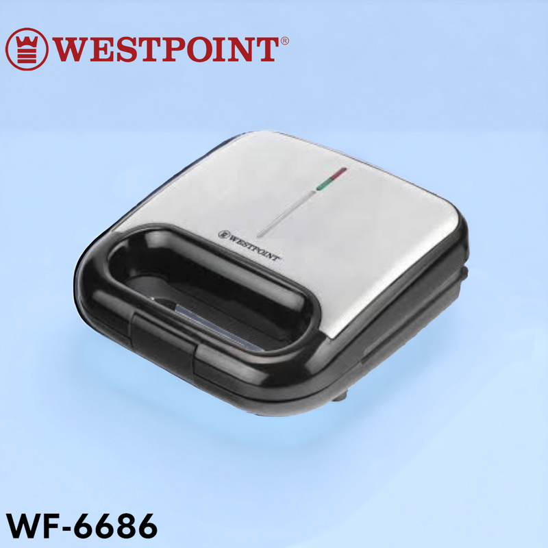 Westpoint WF 6686 Sandwich Maker with Official 2 Years Warranty