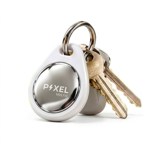 Pixel Smart Plastic Key Ring | GPS Locator Smart Tag