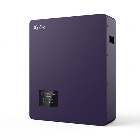 Knox LIO 5.32 LiFePO4 Powerwall Battery 5.12kWh 51.2V 100Ah | 6000+ Cycles | HMI Touchscreen | Wall-Mounted