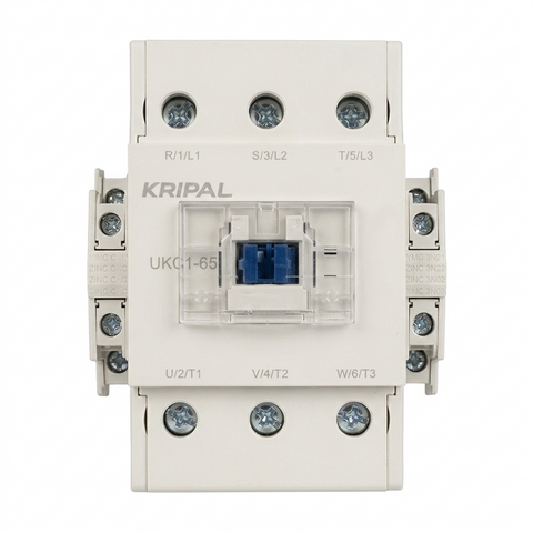 Kripal UKC1-65 AC Contactor 3 Pole 100A 220VAC Coil 50/60Hz Industrial Power Contactor