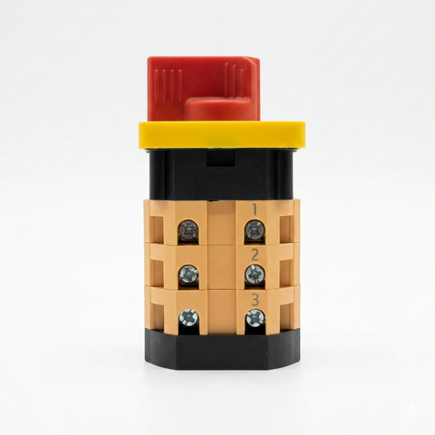 Kripal UKG1-20 3 Pole Selector Switch 1-0-2 16A | Programme 61027 | Surface Mount 48×48mm