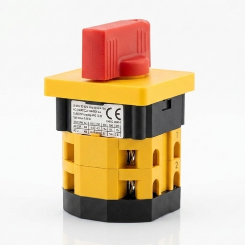 Kripal UKG1 2 Pole Auto-O-Manual Selector Switch 16A | Programme 61026 | Surface Mount 48×48mm