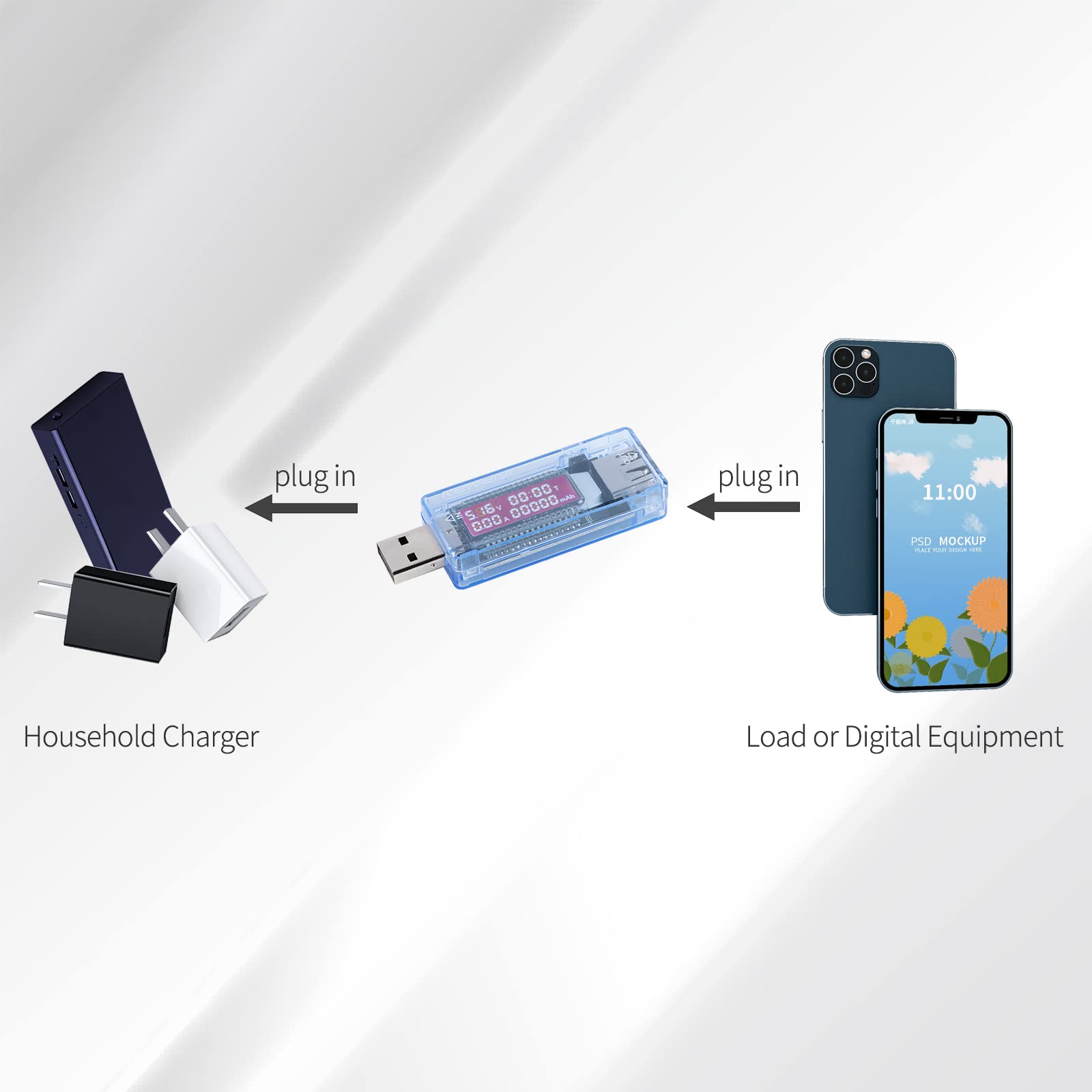 Keweisi KWS-V20 USB Volt Current Voltage Doctor Tester