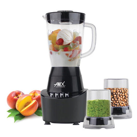 Anex AG-6044 - 3 in 1 Blender & Grinder With Official Warranty