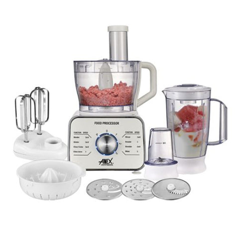 Anex AG-3156 Deluxe Food Processor With Official Warranty